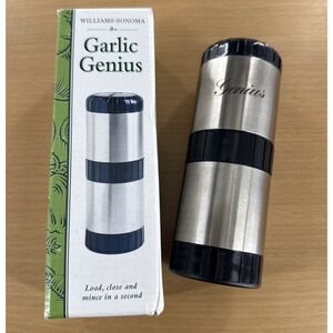 Williams-Sonoma Garlic Genius Chop Mince Made in Slovenia Vintage 2003 Rare